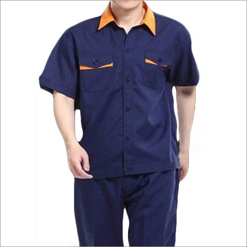 Blue Worker Uniform - Fabric Type: Cotton