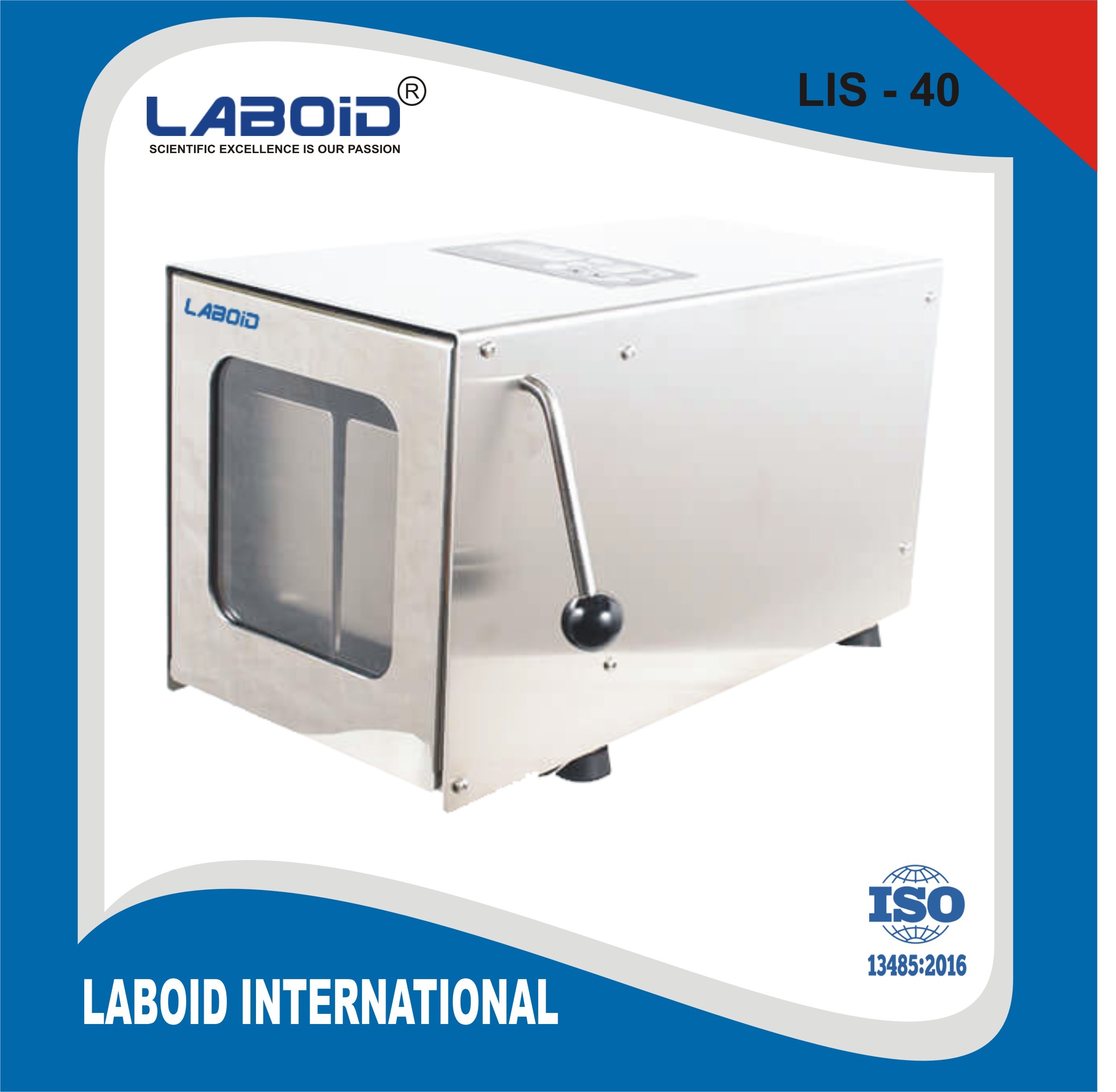 Bag Mixers - Stainless Steel, 41x24x25 Cm | 80 To 400 Ml Capacity, Click And Clean Paddles, Ideal For Microbiology Applications