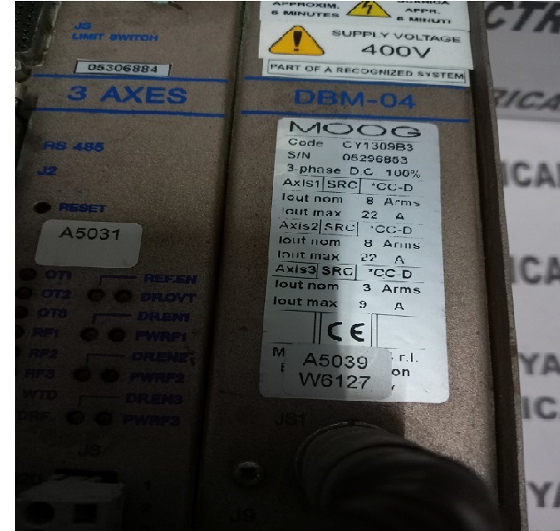 Moog Cy1309b3 Servo Drive