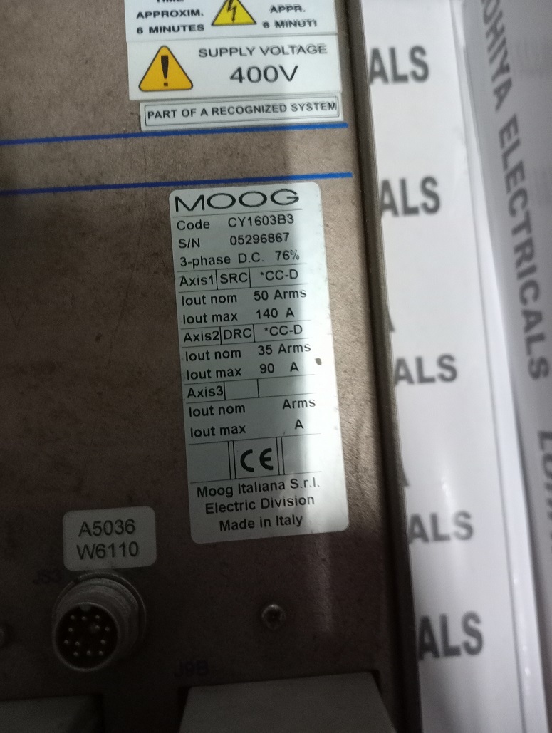 Moog Cy1603b3 Servo Drive
