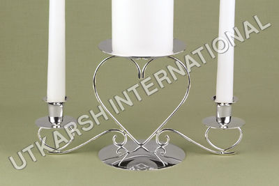 Triple Heart Candle Holder