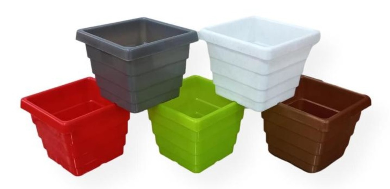 Mix Orchid Square Pots