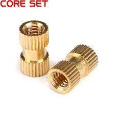 Brass Knurled Thread Inserts - Color: As Per Customer Specification