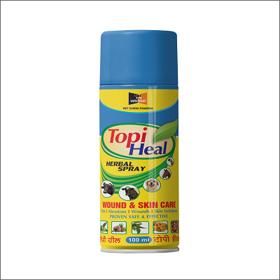 Liquid 100Ml Herbal Topical Healer Spray For Wound And Skin Care
