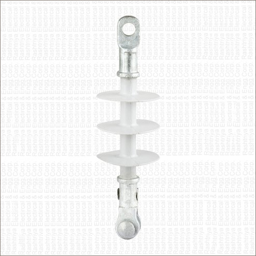 11KV 45KN Polymer Disc Insulator Type - 250mm Length, 600gm Weight, Grey Color, Tongue & Clevis End Fitting | For Distribution Lines, 12kV Capacity