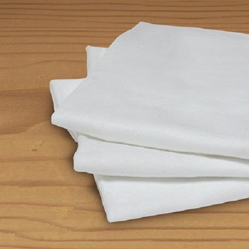 White Lint Cloth - 100% Polyester Material, Absorbent Design | Ideal For Floor Cleaning, Personal Use, Hospital, And Clinical Settings