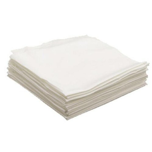 White Lint Cloth - 100% Polyester Material, Absorbent Design | Ideal For Floor Cleaning, Personal Use, Hospital, And Clinical Settings
