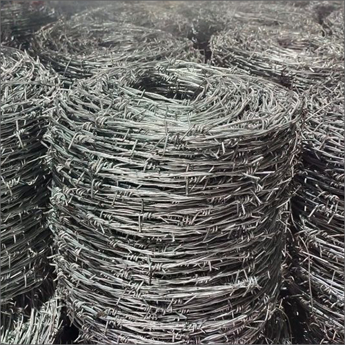 Gi Barbed Wire - Galvanized Iron Wire, 2-2.5 Mm Diameter, Silver Finish - Heavy Duty Security Fencing For Properties, Agriculture, And Industrial Use