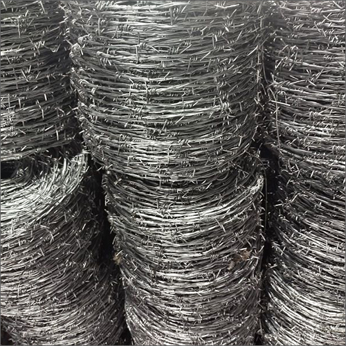Gi Barbed Wire - Galvanized Iron Wire, 2-2.5 Mm Diameter, Silver Finish - Heavy Duty Security Fencing For Properties, Agriculture, And Industrial Use