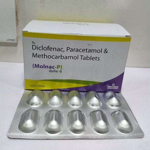 Diclofenac Sodium Paracetamol Methocarbamol Tablet General Medicines