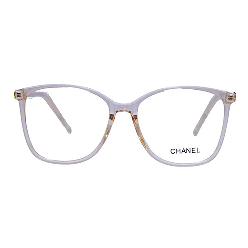 Glass White Oval Acetate Frame