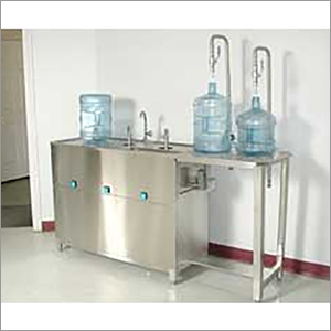 Automatic Jar Washing Machine - SS304/316 Material | High Performance, Fully Automated Operation