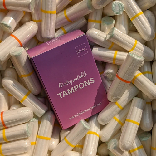 White Soft Biodegradable Tampons