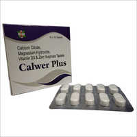 कैल्शियम साइट्रेट मैग्नीशियम हाइड्रॉक्साइड विटामिन D3 और जिंक सल्फेट टैबलेट