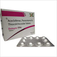 एसिक्लोफेनाक पेरासिटामोल और थिकोलचिकोसाइड टैबलेट