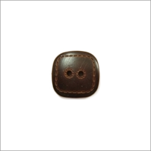 Leather Buttons - Plastic Material, 4 Holes Design | Flatback Style For Effortless Attachment And Versatile Crafting Options