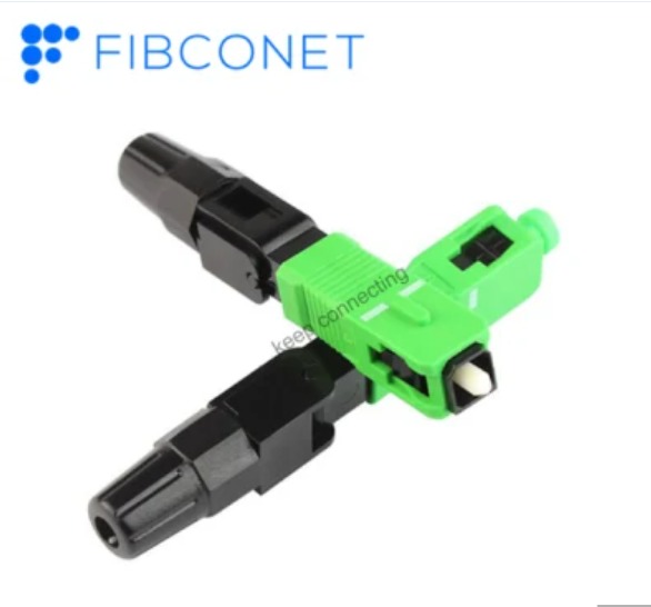 Ftth Cold Shut Sc Apc Sc Upc Fiber Optic Quick Connector Fast Connector For Patch Cord