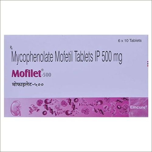 Liquid 500 Mg Mycophenolate Mefetil Ip Tablets