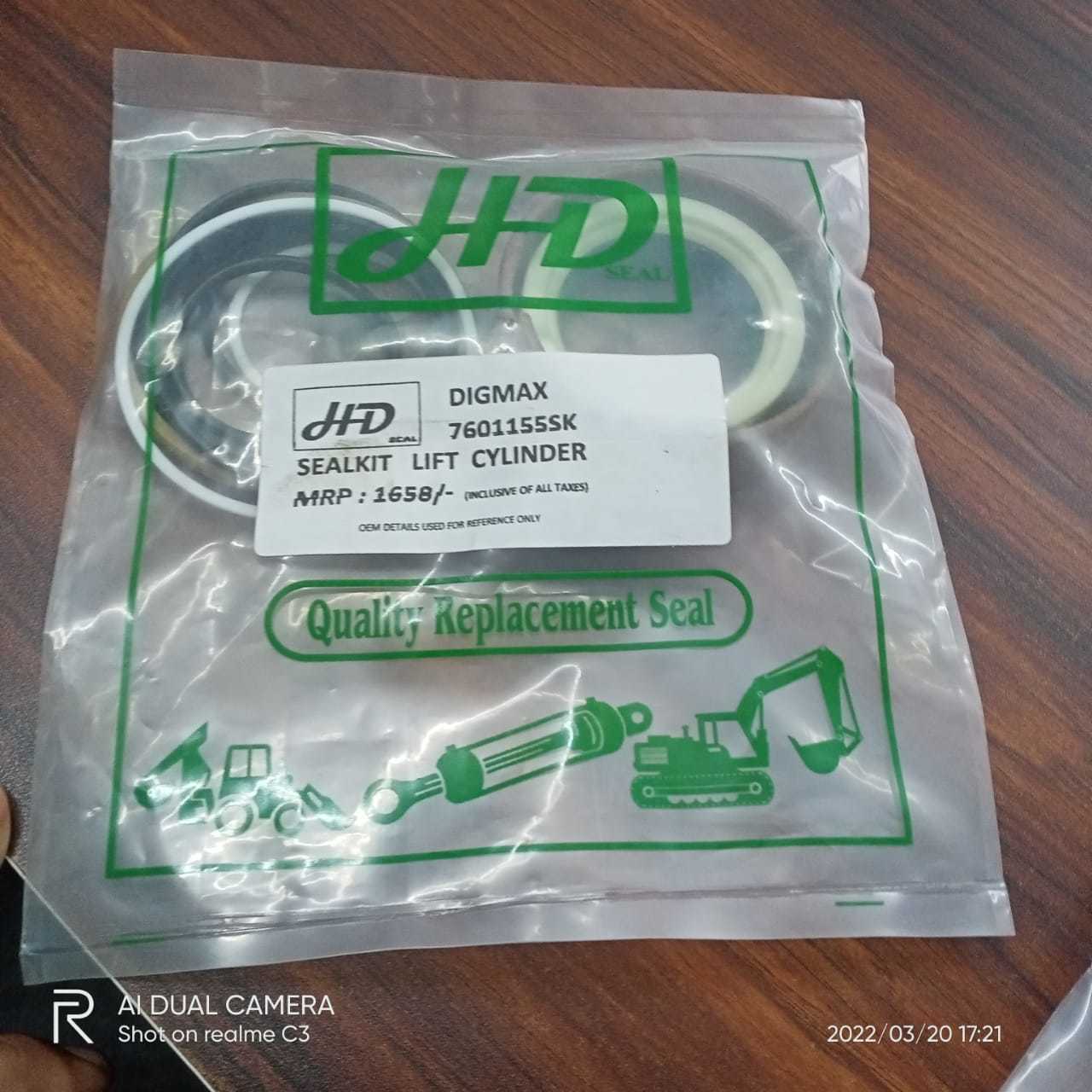 Hydraulic Seal Kit - Nitrile Material, Various Dimensions | Iso 9001 Certified, -40°c To 100°c Temperature Range, Up To 350 Bar Pressure Rating, 1 M/s Operating Speed