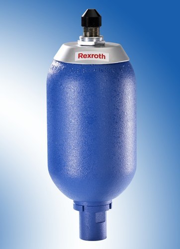 Hydraulic Bladder Accumulator - Color: Blue/red/black