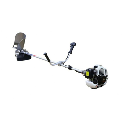 Petrol Brush Cutter - Mild Steel, 52 Cc Engine Displacement, 8 Kg Weight | Red & Silver Color, Vibration Dampening Technology