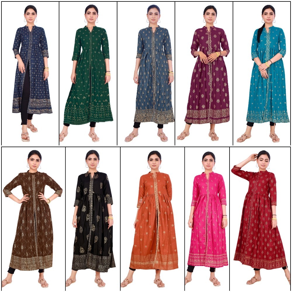 Multi Color Trending Ladies Cotton Dress