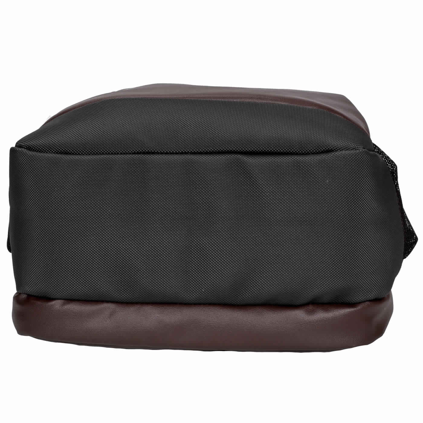 Brown Pu Leather Laptop Backpack
