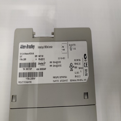 Allen Bradley 1769 L33er Compactlogix 2mb Enet Controller Ser A