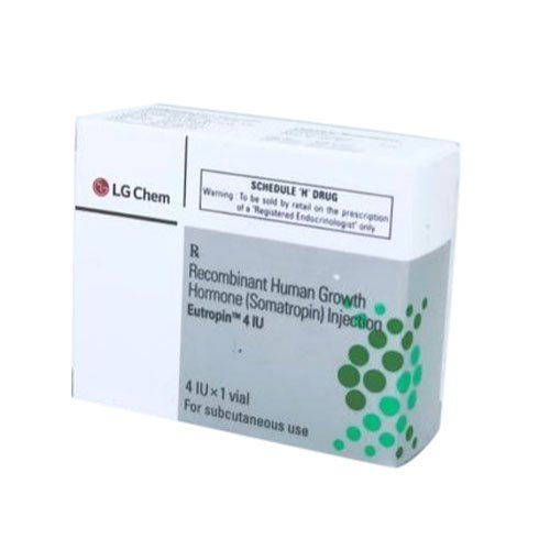 Eutropin 4IU Injection - Somatropin 4IU Liquid Form | Suitable for Women, Requires Doctor Supervision, Refrigerate (2-8°C), Training Required