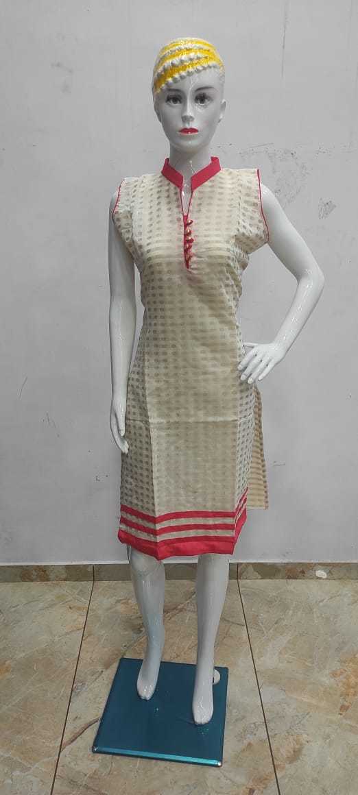 Ladies Kurties - Kora Silk Kurtis Collection, Astar Inside, Size M L Xl, All Season, Breathable, Washable, Customized Logo, Plain Pattern