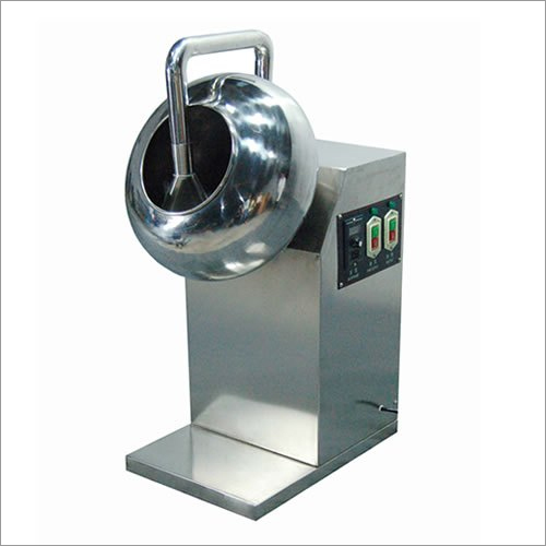 Tablet Coating Machine - Stainless Steel 316, Semi-Automatic, Silver Finish | Protects Drug from Gastric Environment, Enhances Taste and Odor