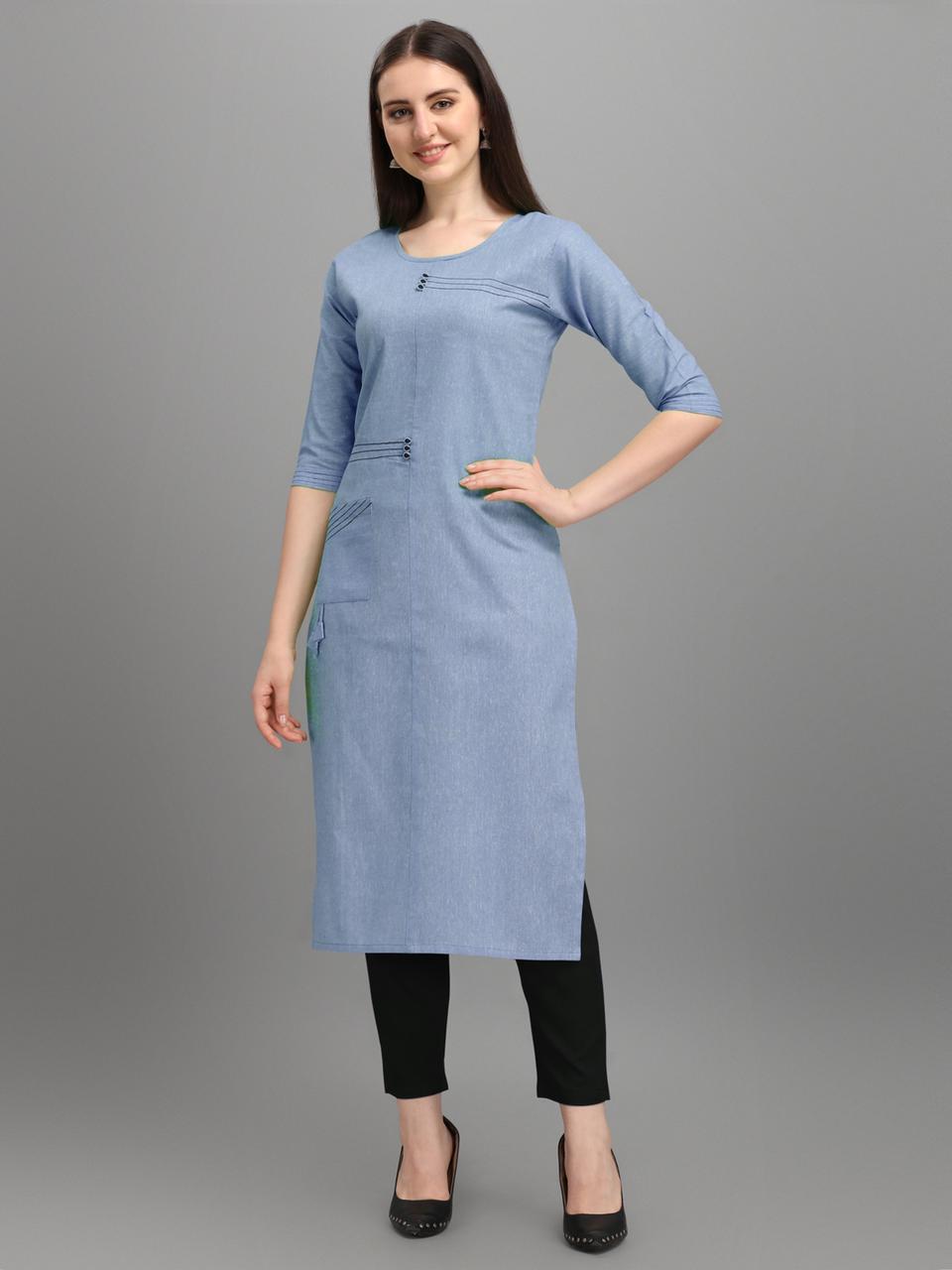 Multi Color Trendy Kurtis