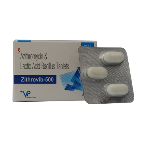 Azithromycin And Lactic Acid Bacillus Tablets Storage: Dry Place