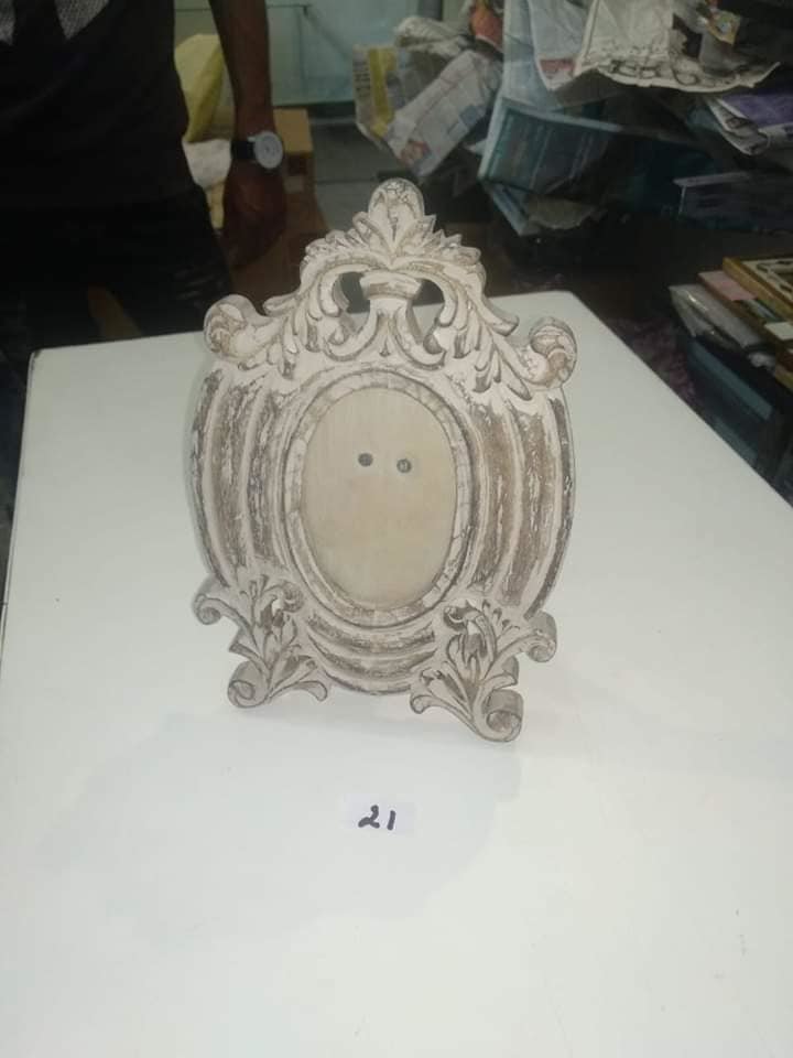 Antique Wooden Mirror And Photo Frames - Seasoned Mango Wood, Custom Sizes And Shapes | Hand-carved, Painted, Polished For Wall And Home Decor