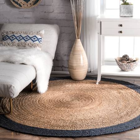 Multicolor Braided Jute Rugs