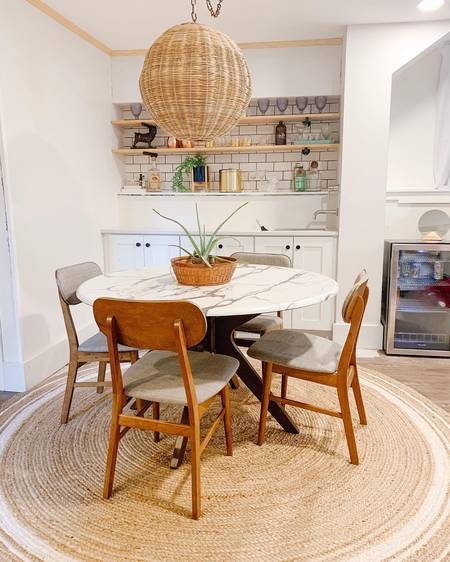 Multicolor Braided Jute Rugs