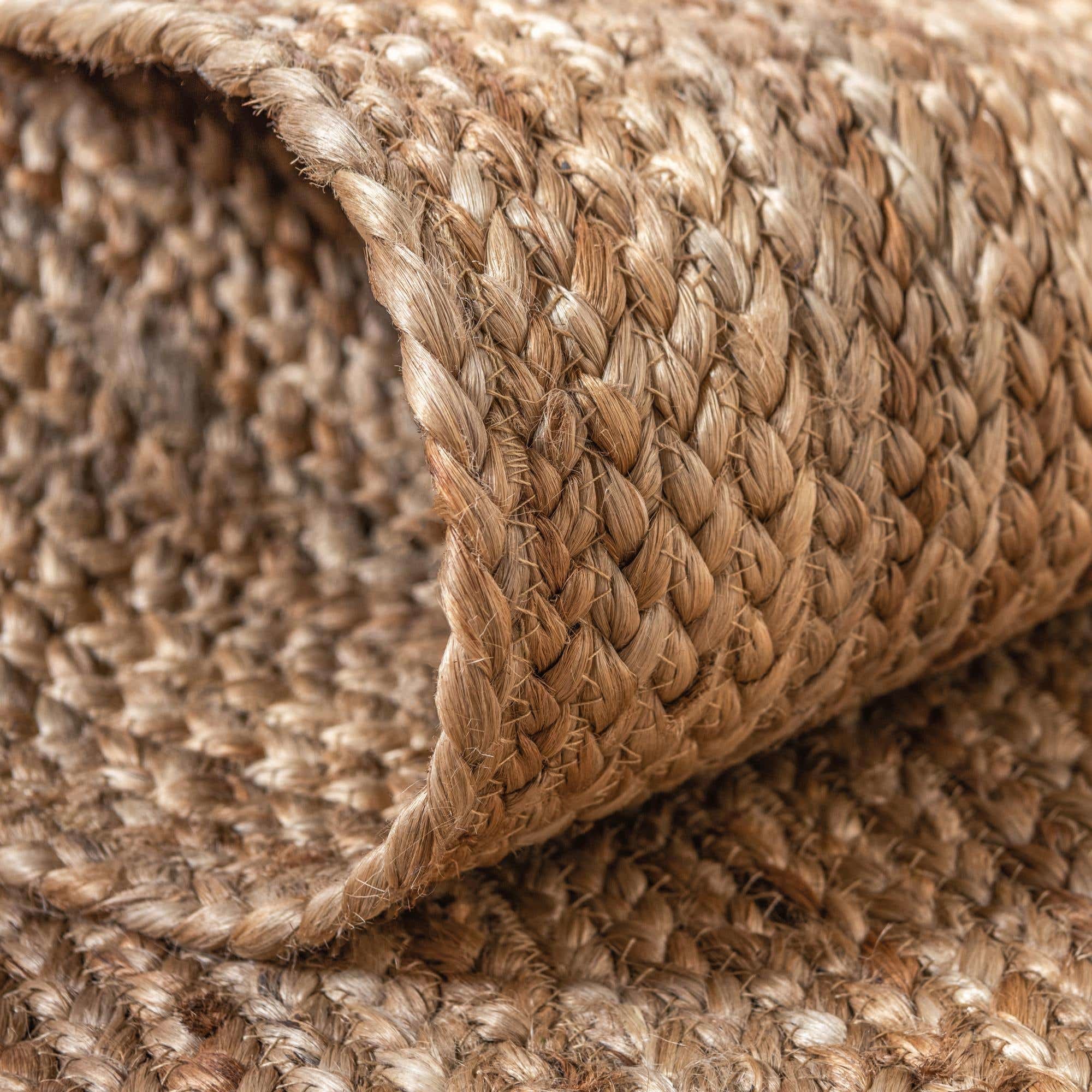 Multicolor Braided Jute Rugs
