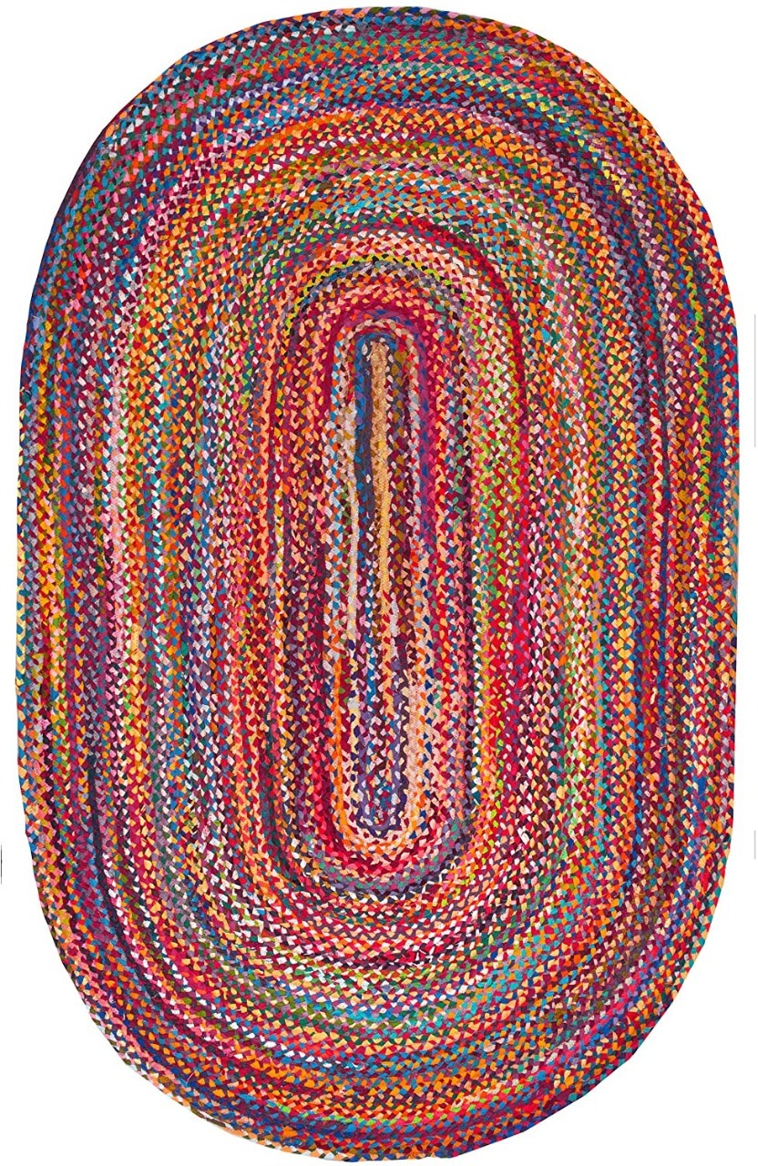 Multicolor Designer Chindi Braided Rugs