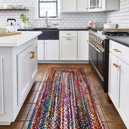 Multicolor Designer Chindi Braided Rugs