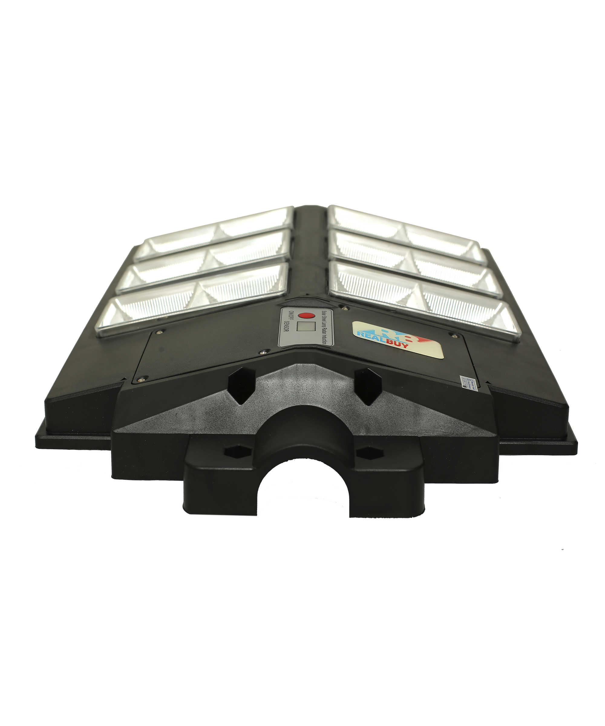 Black Realbuy Solar Led Street Light 200w With Remote Control And Motion Sensor