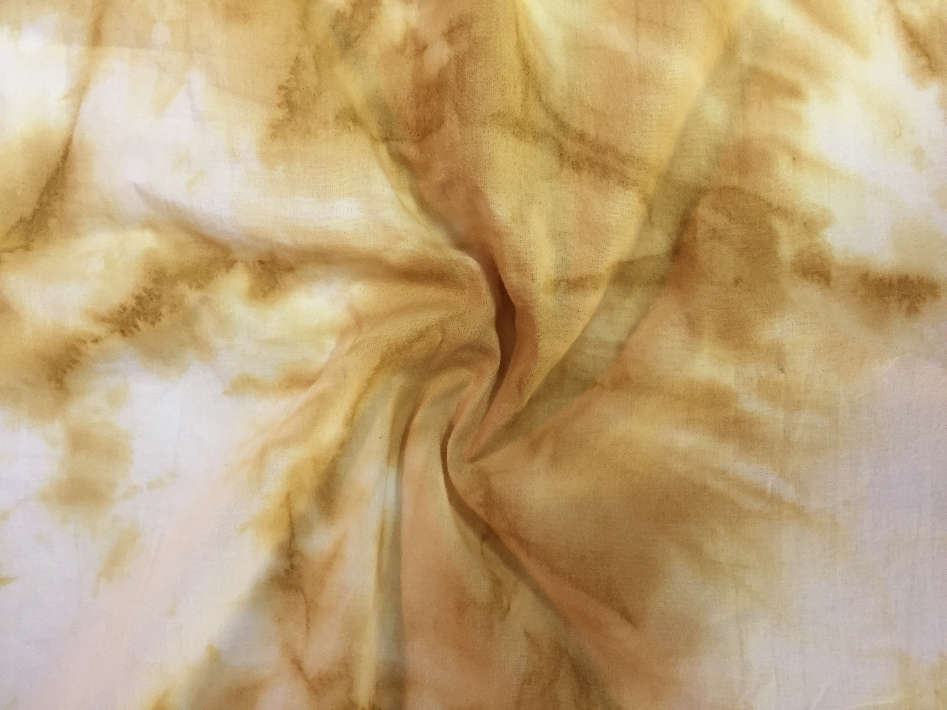 Natural Tie And Dye Organic Cotton Fabrics - 100% Organic Cotton, 42 Inch Width, 85 Gsm Weight, Any Color, Printed Texture | Versatile For Garments And Upholstery