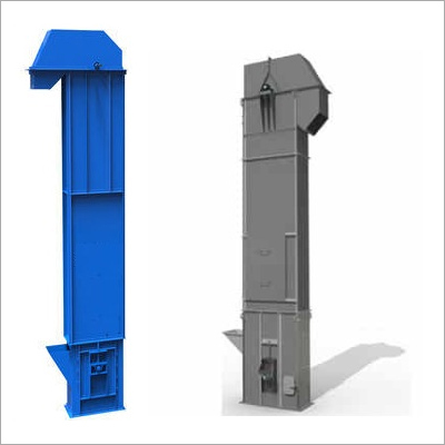 Industrial Bucket Elevator - Mild Steel, 1-2 Ton Capacity, 10 Mts/Min Speed | Semi-Automatic, 15 Mtr Height, Canvas Belt