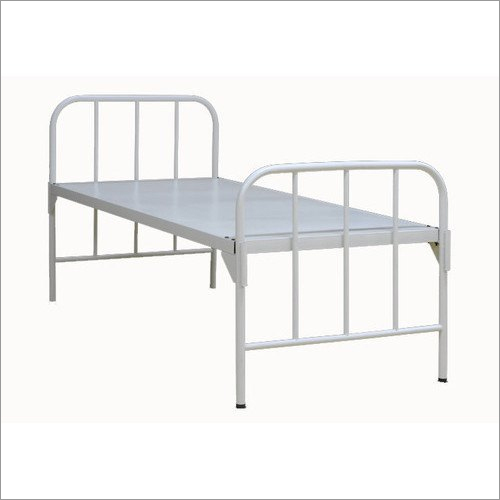 MS Hospital Bed - Mild Steel, 190 x 90 x 60 cm, Semi-Automatic, 500-800 Kg Load Capacity, Non-Foldable, Powder Coated Finish