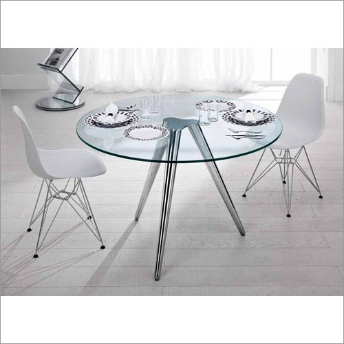 Glass Restaurant Table - Color: Transparent