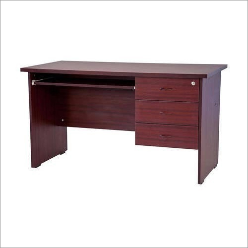 Wooden Office Table - Color: Brown