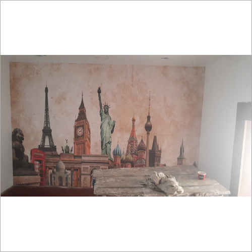 Modern Printed Wallpaper Size: 50 Square Feet Per Roll