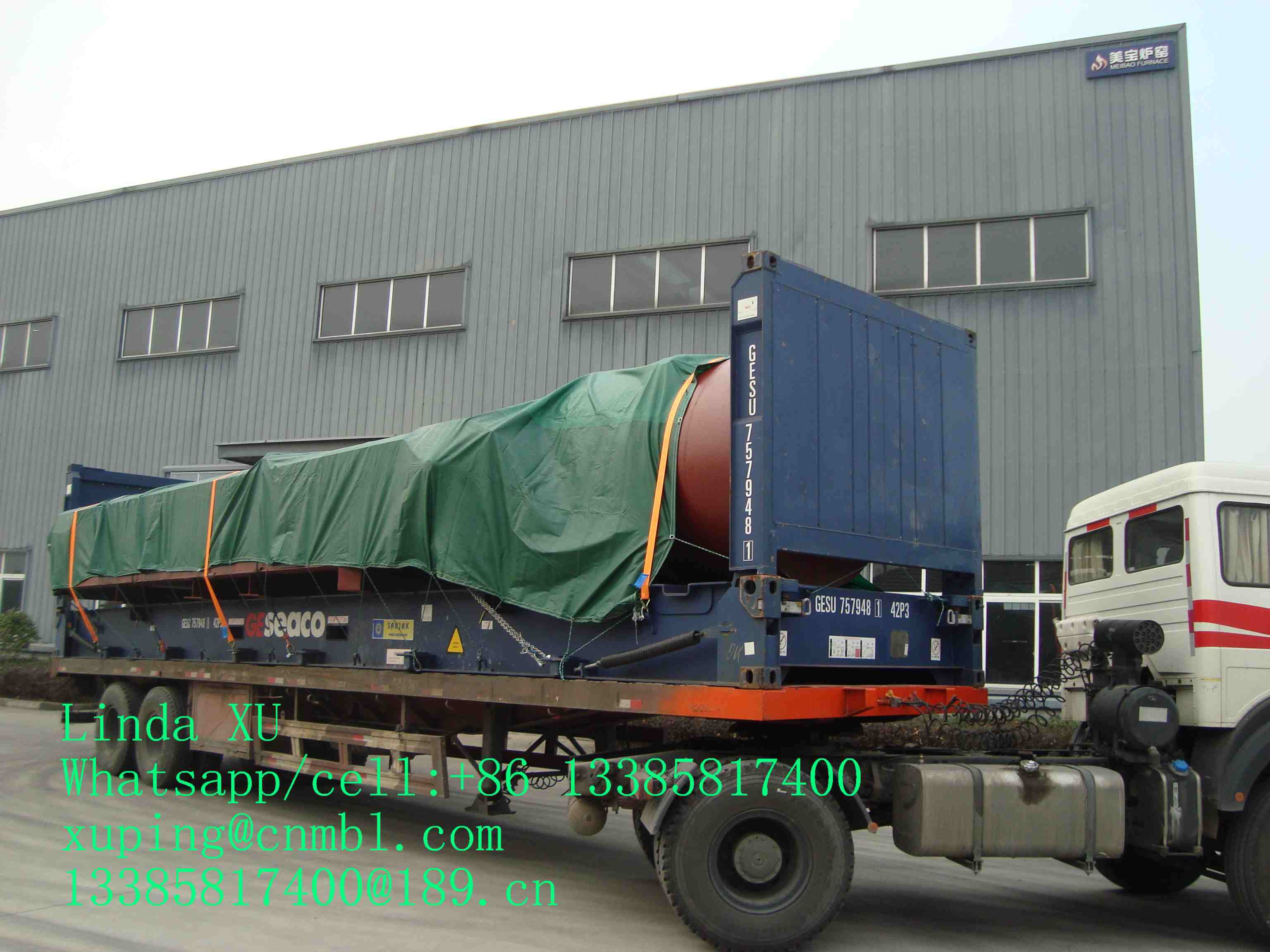 Direct Biomass Fired Hot Air Furnace - New , Blue Finish For Efficient Heat Treatment Solutions