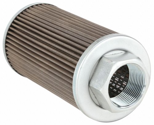 Suction Strainer - Stainless Steel, 2.5 Inch Diameter, Gray, Manual Cleaning, Threaded Connection, Hydraulic Oil Cleaning, 400 Kgf/cm2 Pressure