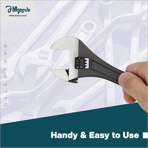 Hillgrove Universal Multi-function Professional 10 Inch With 0-30mm Jaw Opening Capacity Adjustable Wrench Spanner