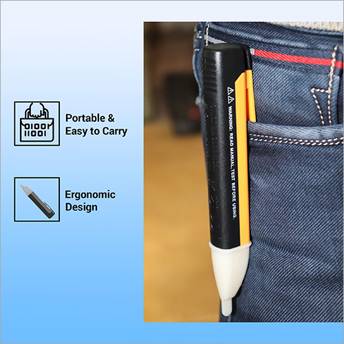 Hillgrove Vlt1 Electrical Non Contact Voltage Detector Pocket Pen 90-1000v With Flashlight & Beep Sound High Analog Voltage Tester